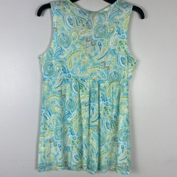 ⭐️ Y2K  Tank Top Medium Mesh Stretch Babydoll Pastel Floral 90s Fairycore NY  Co - Picture 6 of 8